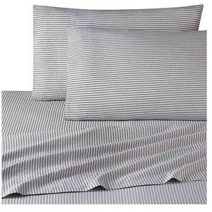 UGG Devon 200tc full Sheet Set in Charcoal Stripe